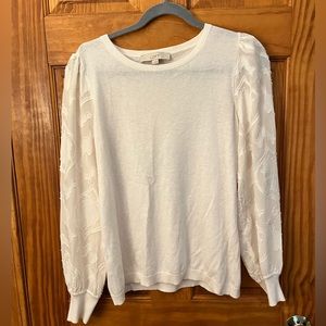 Long sleeve statement sleeve LOFT shirt